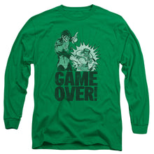 Load image into Gallery viewer, Green Lantern Game Over Mens Long Sleeve Shirt Kelly Green Officially Licensed
