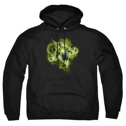 Green Lantern Lantern Nebula Mens Hoodie Black