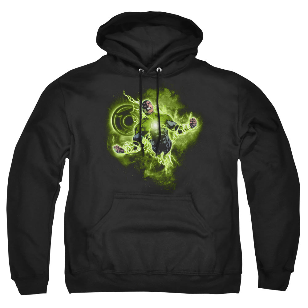 Green Lantern Lantern Nebula Mens Hoodie Black