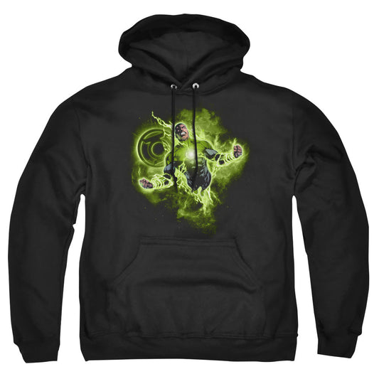 Green Lantern Lantern Nebula Mens Hoodie Black