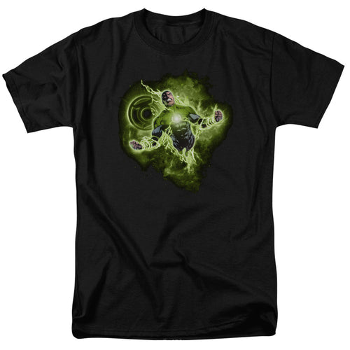 Green Lantern Lantern Nebula Mens T Shirt Black