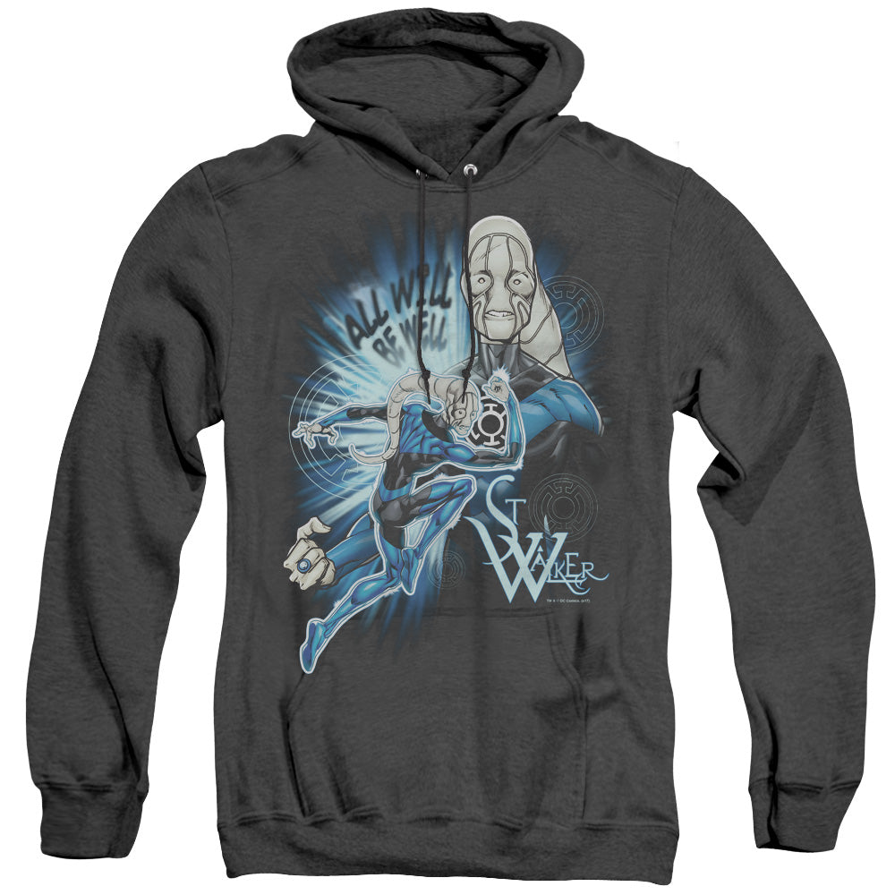 Green Lantern Saint Walker Heather Mens Hoodie Black
