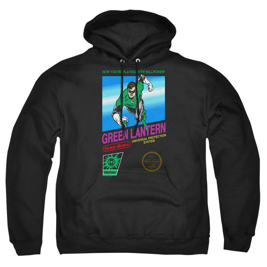 Green Lantern Box Art Mens Hoodie Black