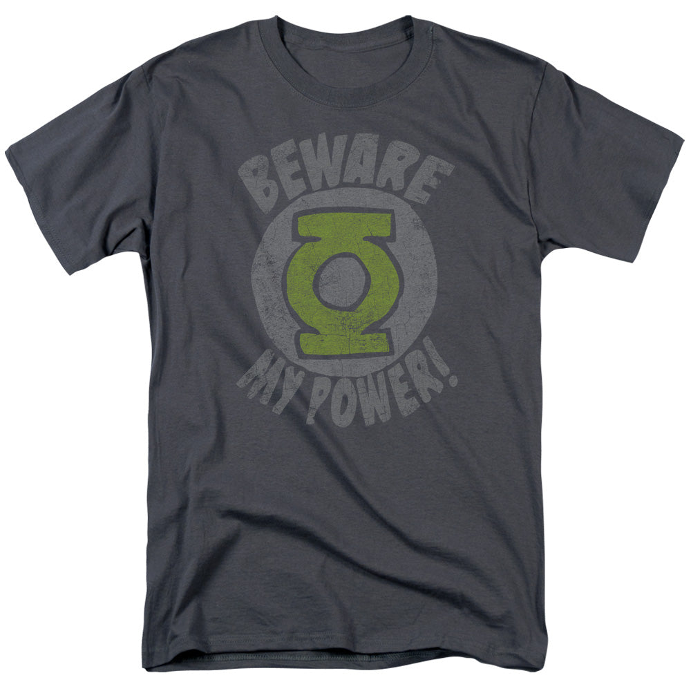 Green Lantern Beware Mens T Shirt Black
