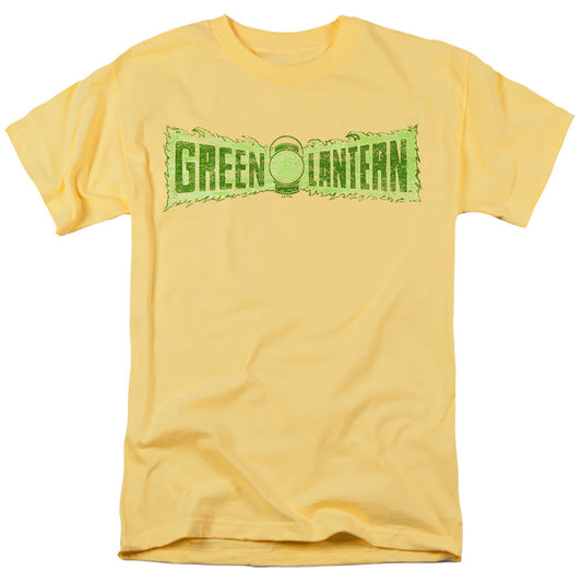 Green Lantern Flame Logo Mens T Shirt Kelly Green