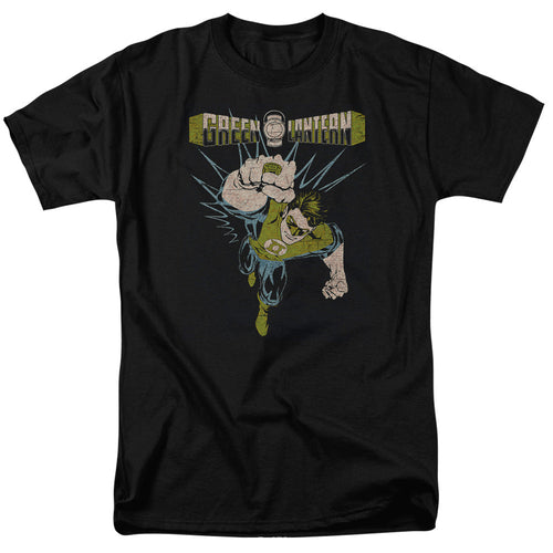 Green Lantern Powerful Mens T Shirt Black