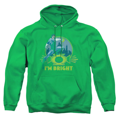 Green Lantern Im Bright Mens Hoodie Kelly Green