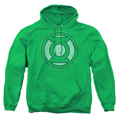 Green Lantern Hand Me Down Mens Hoodie Kelly Green