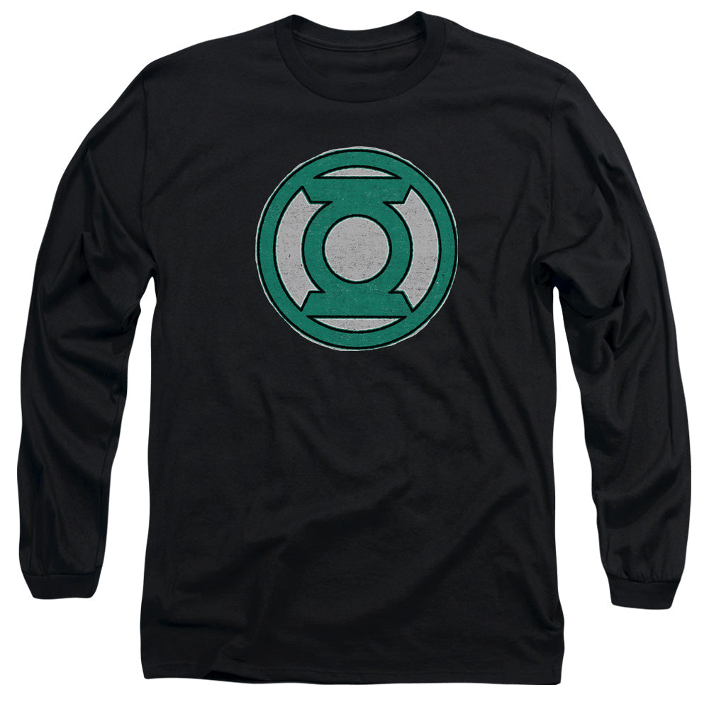 Green Lantern Hand Me Down Mens Long Sleeve Shirt Black Officially Licensed