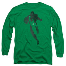 Load image into Gallery viewer, Dc Lantern Knockout Mens Long Sleeve Shirt Kelly Green Officially Licensed
