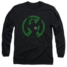 Load image into Gallery viewer, Dc Gl Symbol Knockout Mens Long Sleeve Shirt Black Officially Licensed
