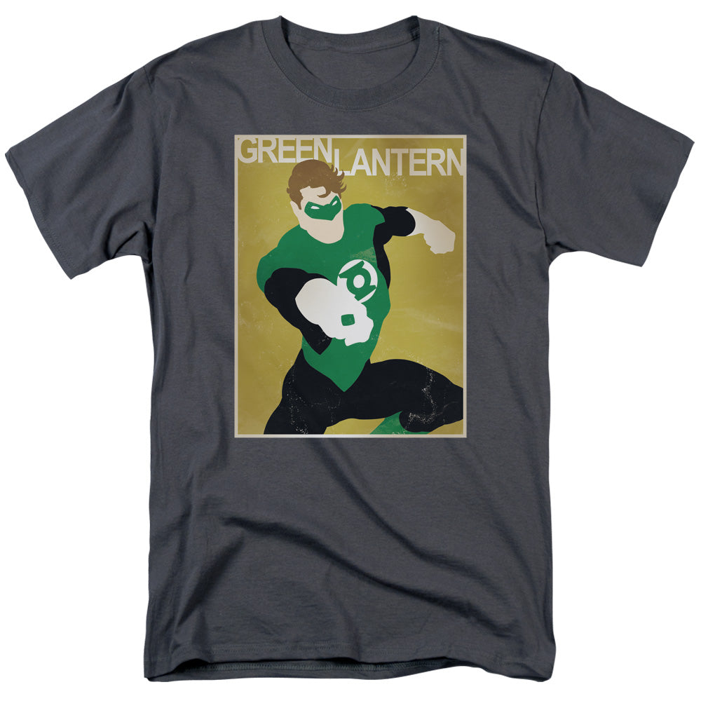 Dc Simple Gl Poster Mens T Shirt Charcoal