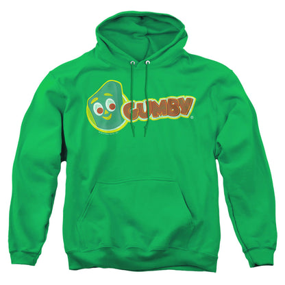 Gumby Logo Mens Hoodie Kelly Green