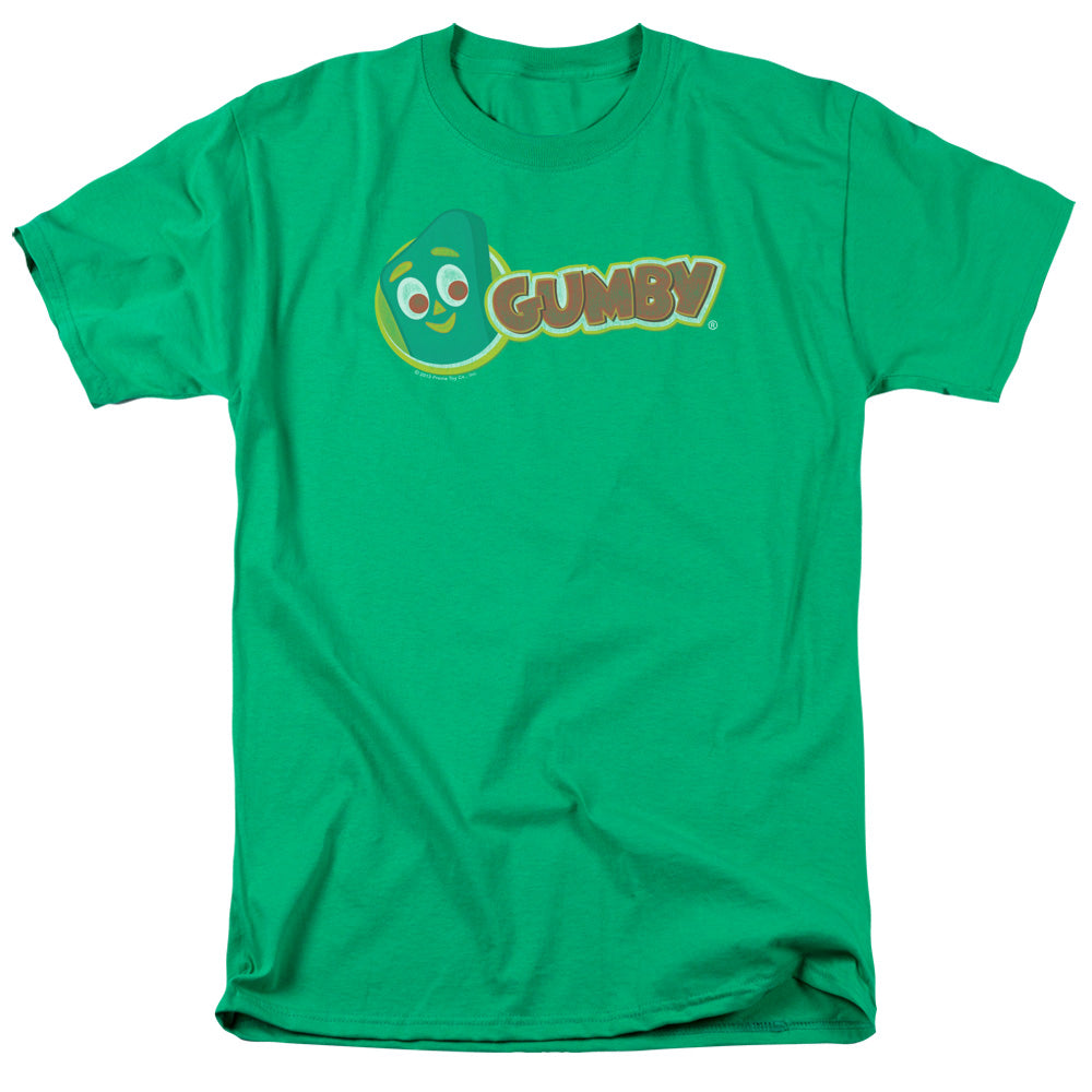 Gumby Logo Mens T Shirt Kelly Green