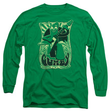 Load image into Gallery viewer, Gumby Vintage Rock Poster Mens Long Sleeve Shirt Kelly Green Officially Licensed
