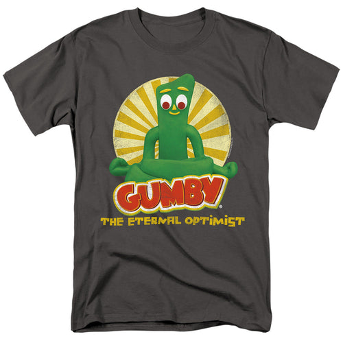 Gumby Optimist Mens T Shirt Charcoal