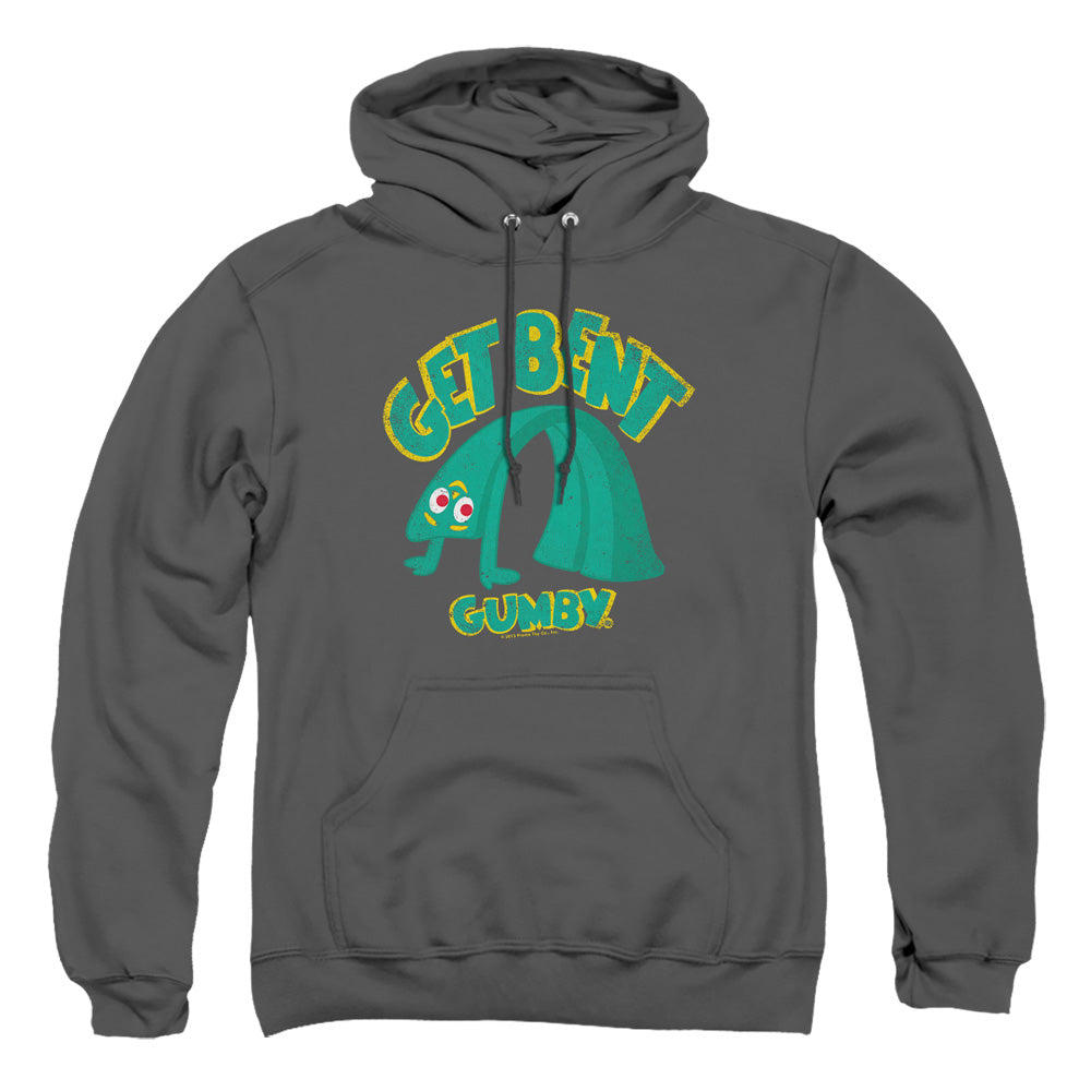 Gumby Get Bent Mens Hoodie Charcoal