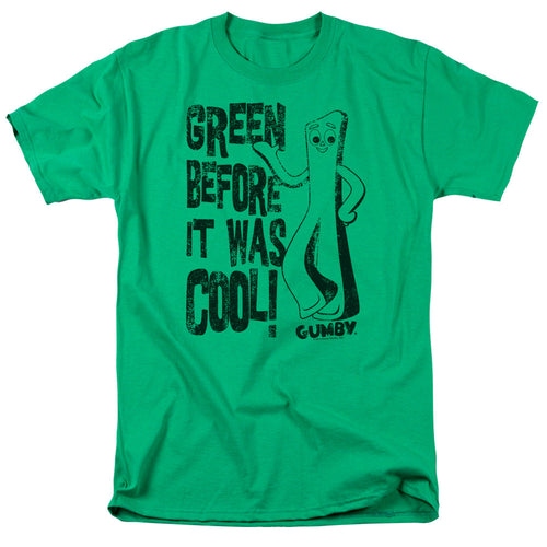 Gumby Cool Green Mens T Shirt Kelly Green