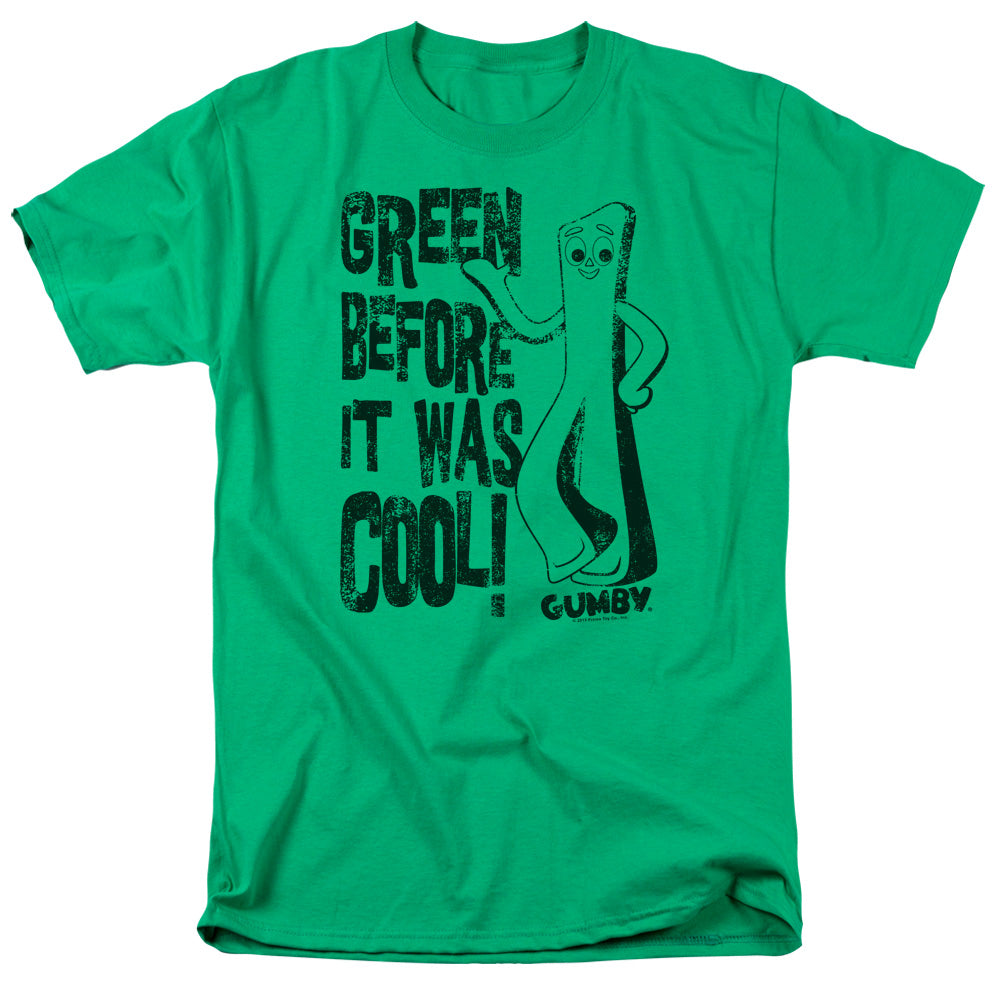 Gumby Cool Green Mens T Shirt Kelly Green