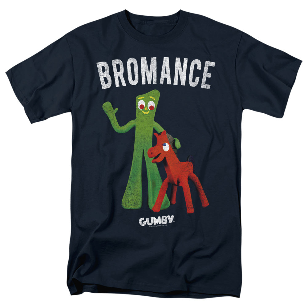 Gumby Bromance Mens T Shirt Navy