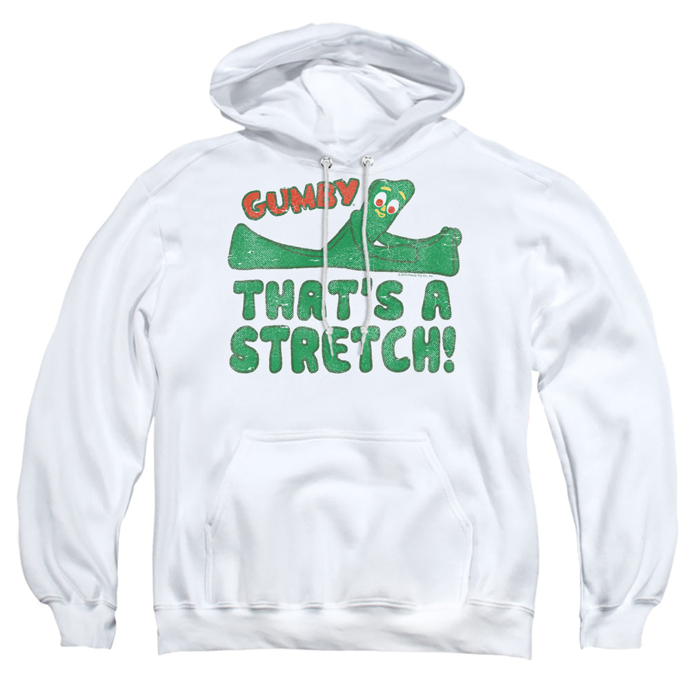 Gumby Thatƒ??S A Stretch Mens Hoodie White