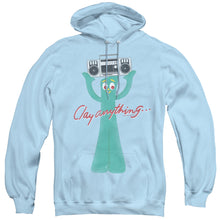 Load image into Gallery viewer, Gumby Clay Anything Mens Hoodie Light Blue
