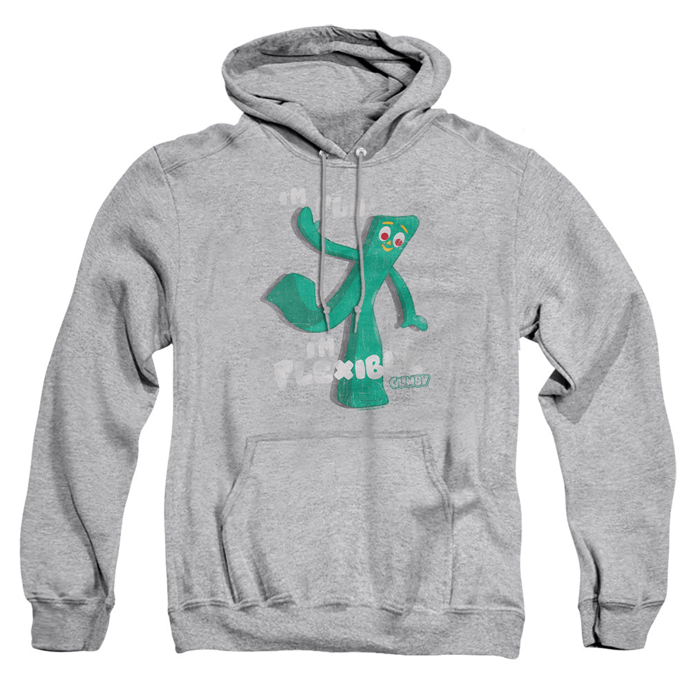 Gumby Flex Mens Hoodie Athletic Heather
