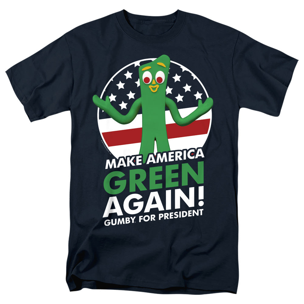 Gumby For President Mens T Shirt Navy