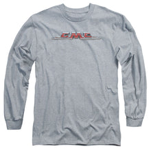 Load image into Gallery viewer, Gmc Chrome Logo Mens Long Sleeve Shirt Athletic Heather Officially Licensed
