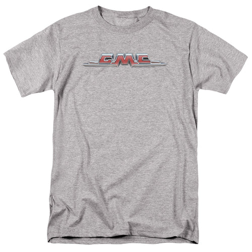 Gmc Chrome Logo Mens T Shirt Athletic Heather