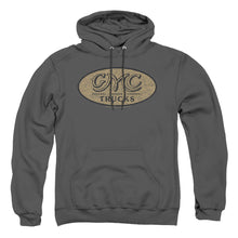 Load image into Gallery viewer, Gmc Vintage Oval Logo Mens Hoodie Charcoal
