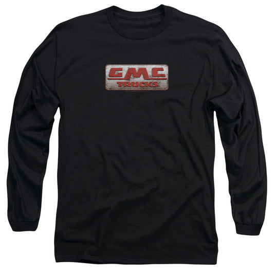 Gmc Beat Up 1959 Logo Mens Long Sleeve Shirt Black Officially Licensed