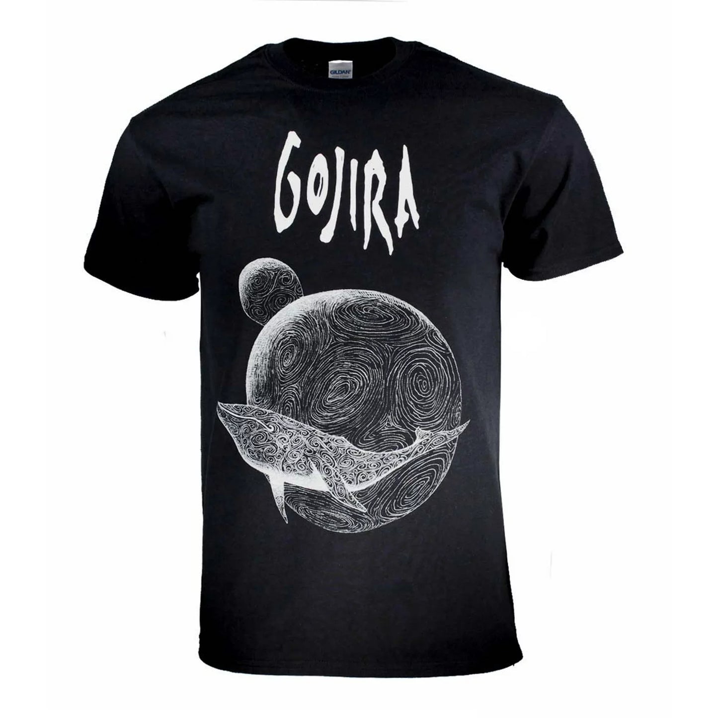 Gojira Logo Officially Licensed Whale / Serpent Mens T Shirt Black