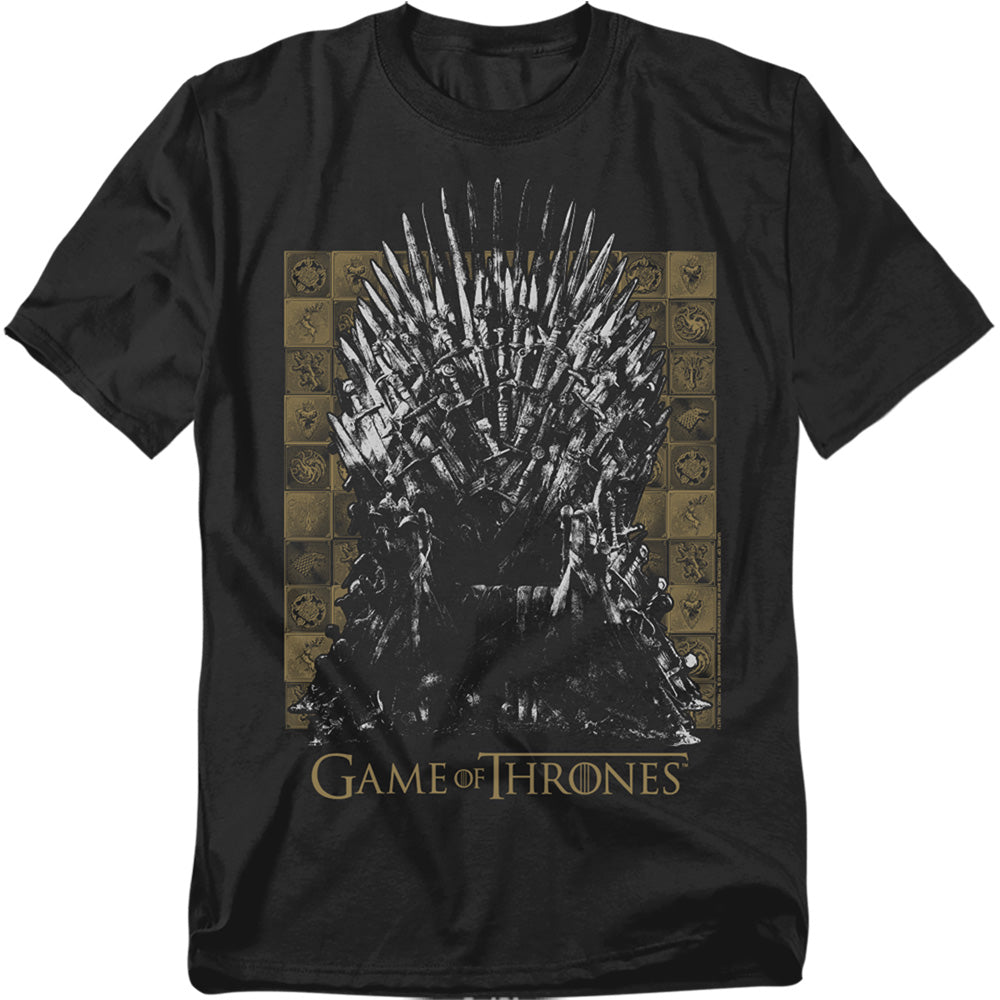 Game Of Thrones Iron Throne Mens T Shirt Black