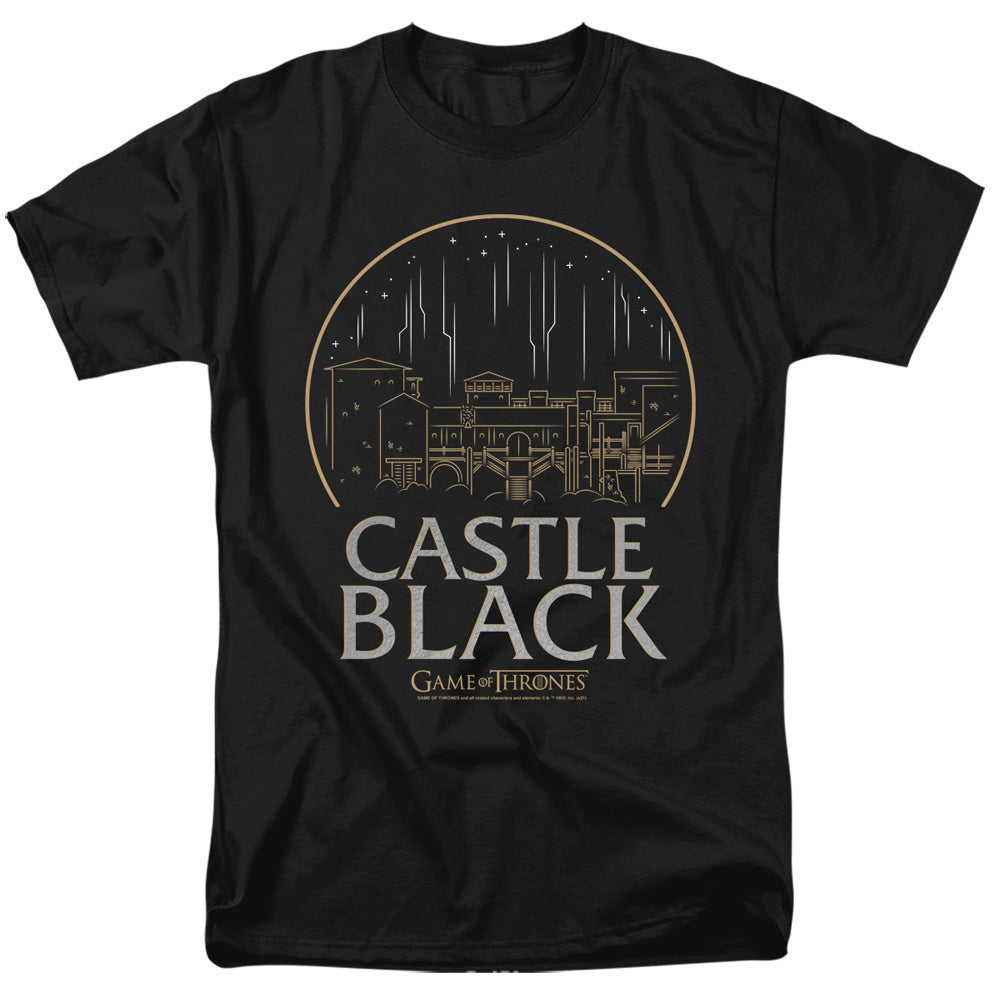 Game Of Thrones Castle Black Mens T Shirt Black
