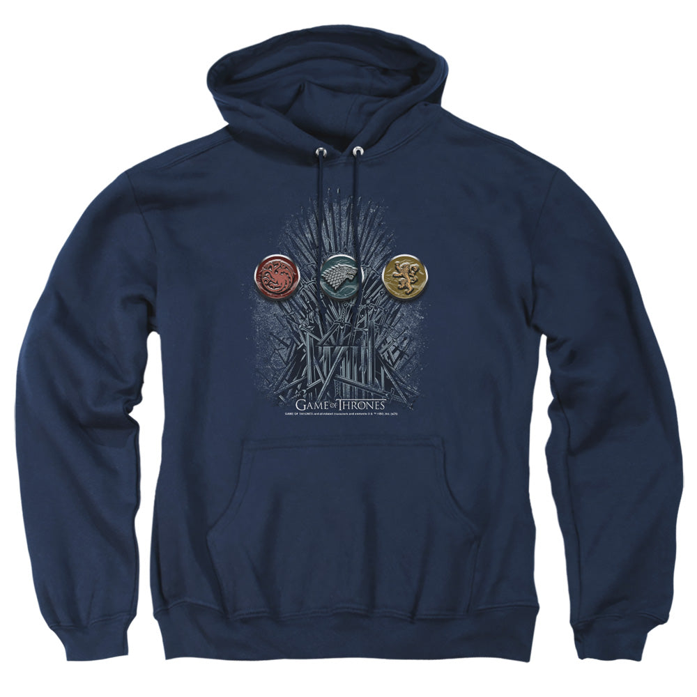 Game Of Thrones For The Throne Sigils Mens Hoodie Navy