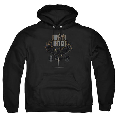 Game Of Thrones The Nights Watch Mens Hoodie Black