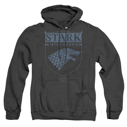 Game Of Thrones House Stark Sigil Heather Mens Hoodie Black