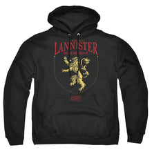 Load image into Gallery viewer, Game Of Thrones House Lannister Sigil Mens Hoodie Black
