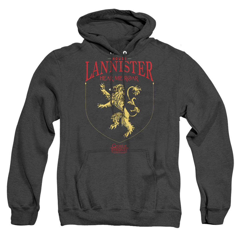 Game Of Thrones House Lannister Sigil Heather Mens Hoodie Black