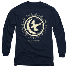 Load image into Gallery viewer, Game Of Thrones Arryn Burst Sigil Mens Long Sleeve Shirt Navy Officially Licensed
