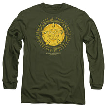 Load image into Gallery viewer, Game Of Thrones Tyrell Burst Logo Mens Long Sleeve Shirt Military Green Officially Licensed
