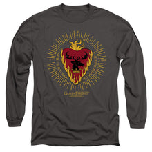 Load image into Gallery viewer, Game Of Thrones Stannis Baratheon Burst Sigils Mens Long Sleeve Shirt Charcoal Officially Licensed
