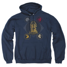 Load image into Gallery viewer, Game Of Thrones 4 Houses 4 The Throne Mens Hoodie Navy
