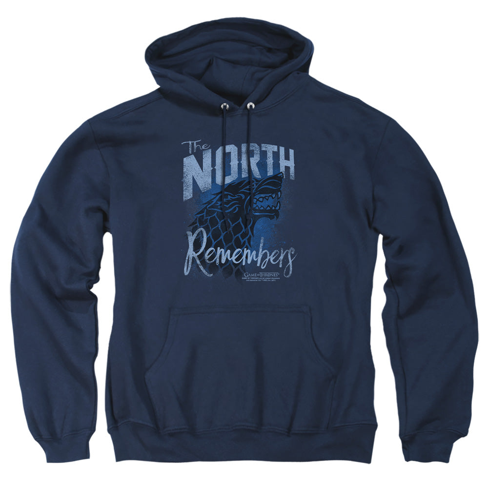 Game Of Thrones The North Remembers Mens Hoodie Navy