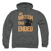 Load image into Gallery viewer, Game Of Thrones My Watch Has Ended Mens Hoodie Charcoal

