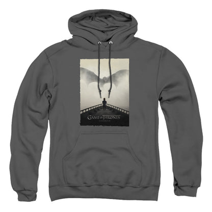 Game Of Thrones Dragon 2 Mens Hoodie Charcoal