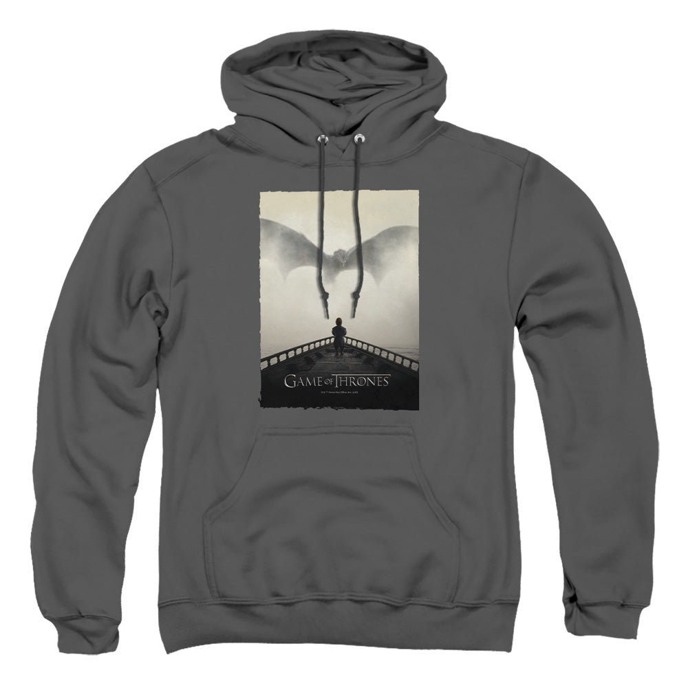 Game Of Thrones Dragon 2 Mens Hoodie Charcoal