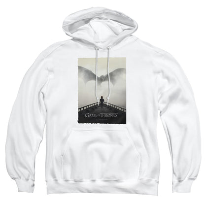 Game Of Thrones Dragon 3 Mens Hoodie White