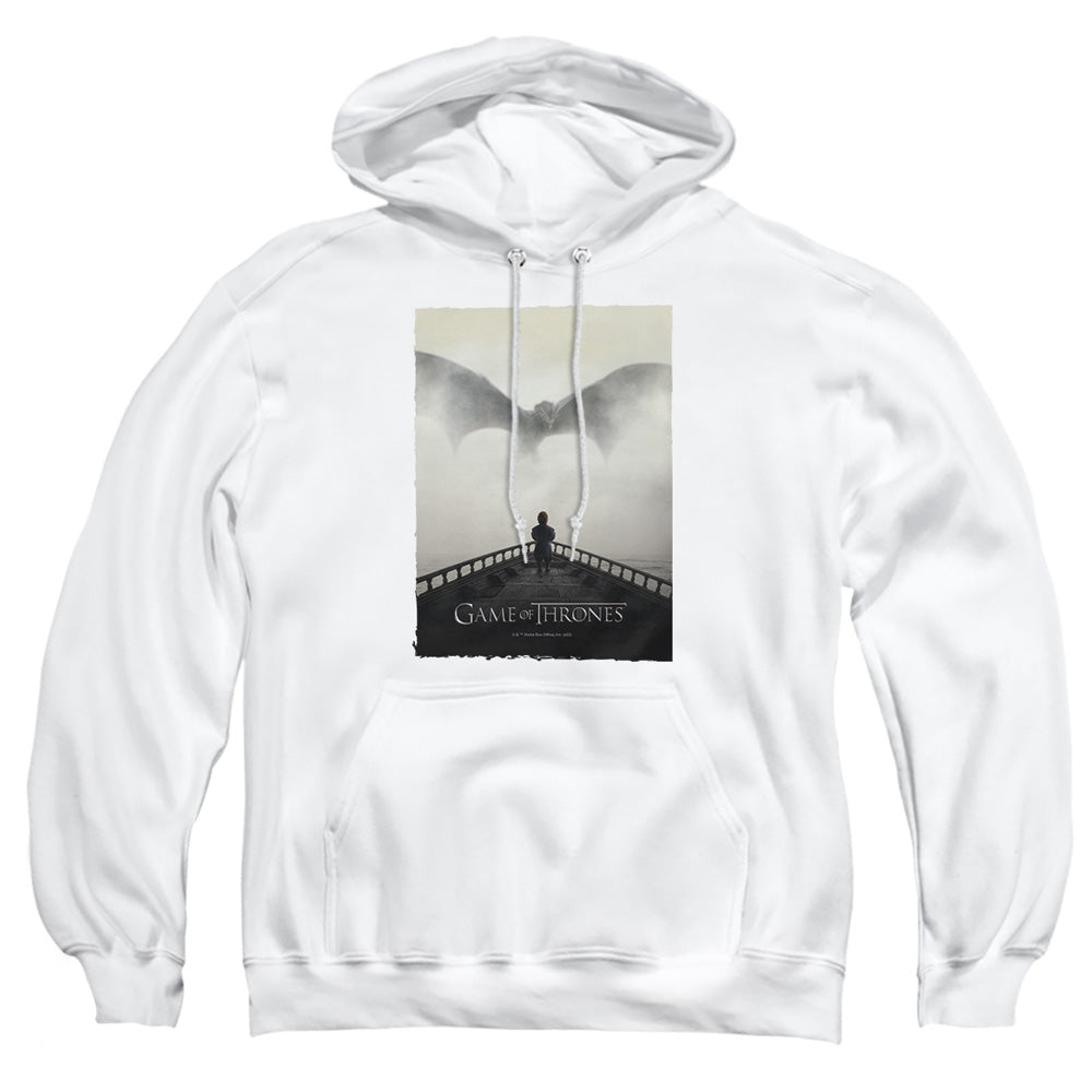 Game Of Thrones Dragon 3 Mens Hoodie White